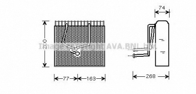 AVA QUALITY COOLING rtv173 -  Испаритель, кондиционер